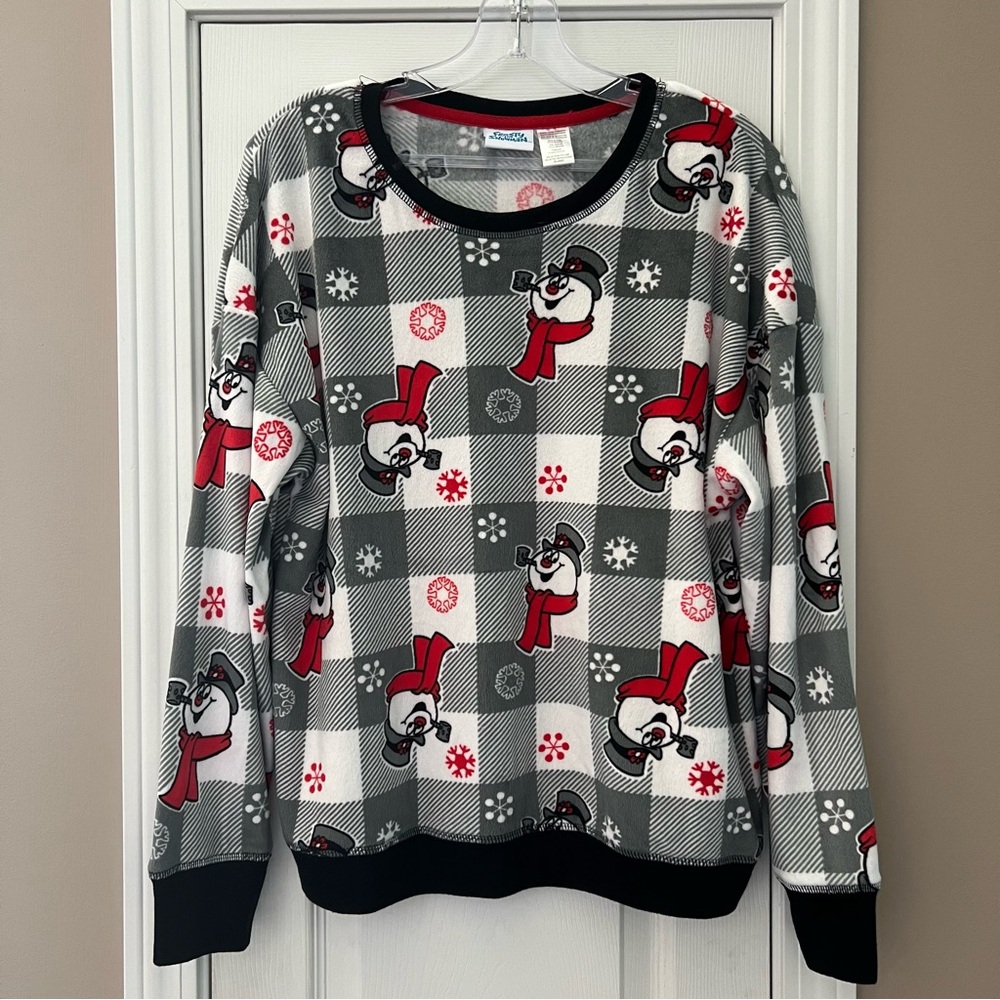 Frosty the Snowman Pajama Top Size M